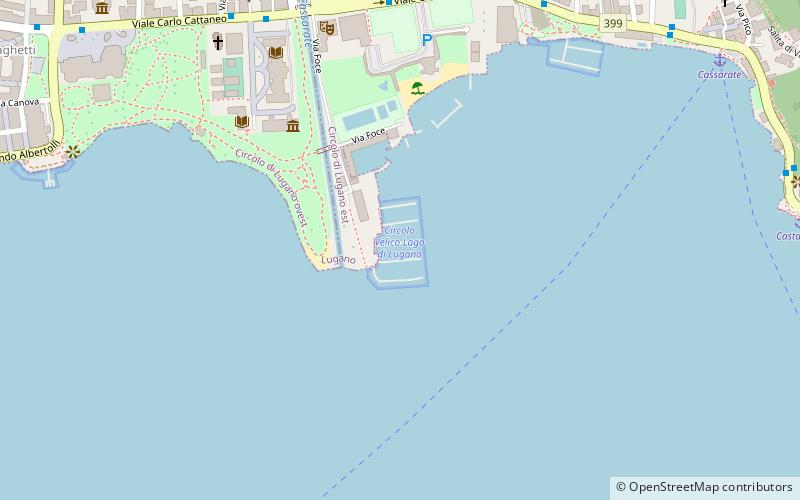 circolo velico lago di lugano location map