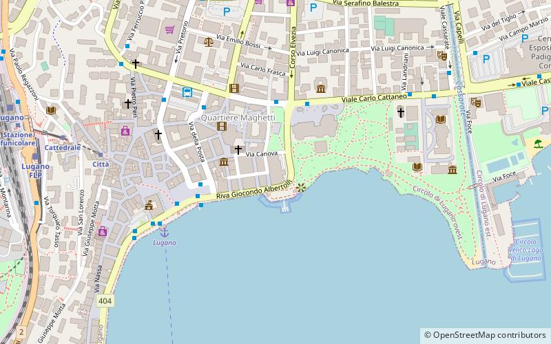 Casinò Lugano location map