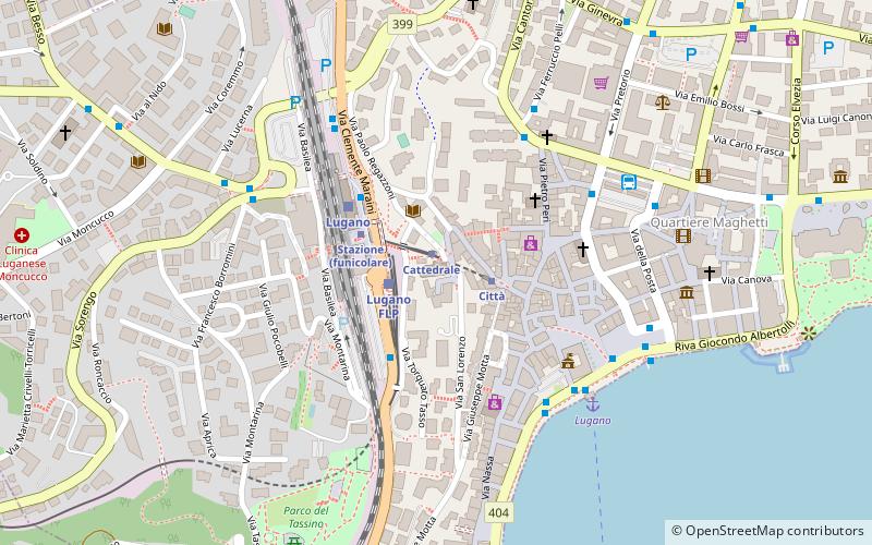 Lugano Cathedral location map