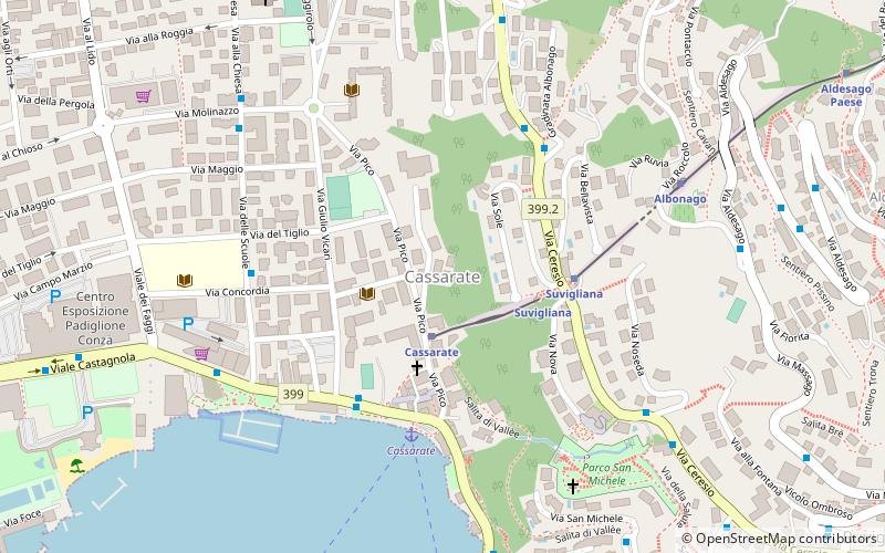 castagnola cassarate lugano location map