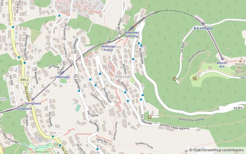 Aldesago location map