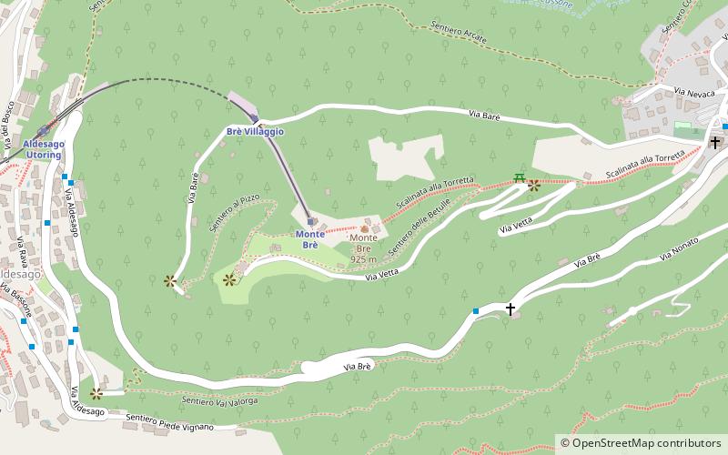 Monte Brè location map