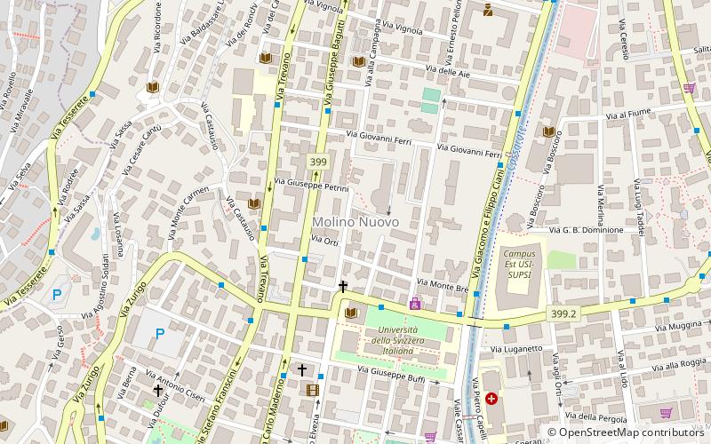 Molino Nuovo location map