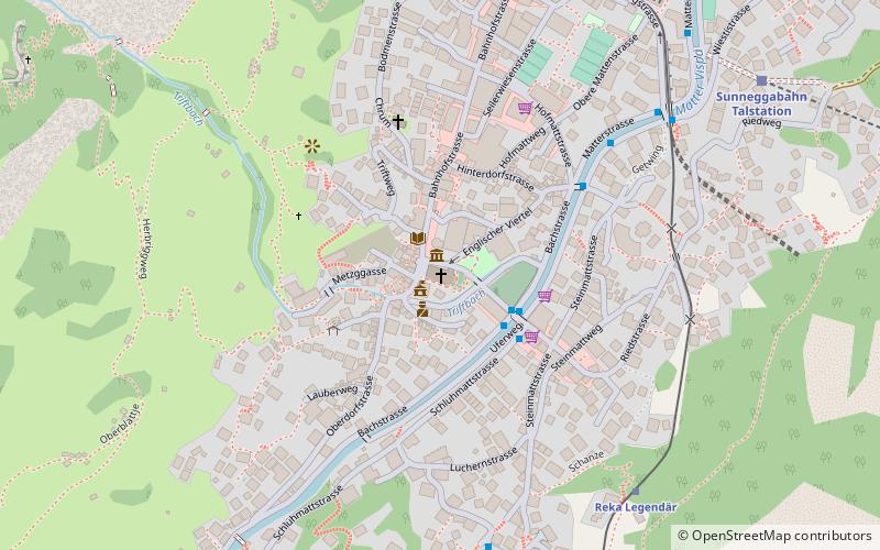 kirche st zermatt location map