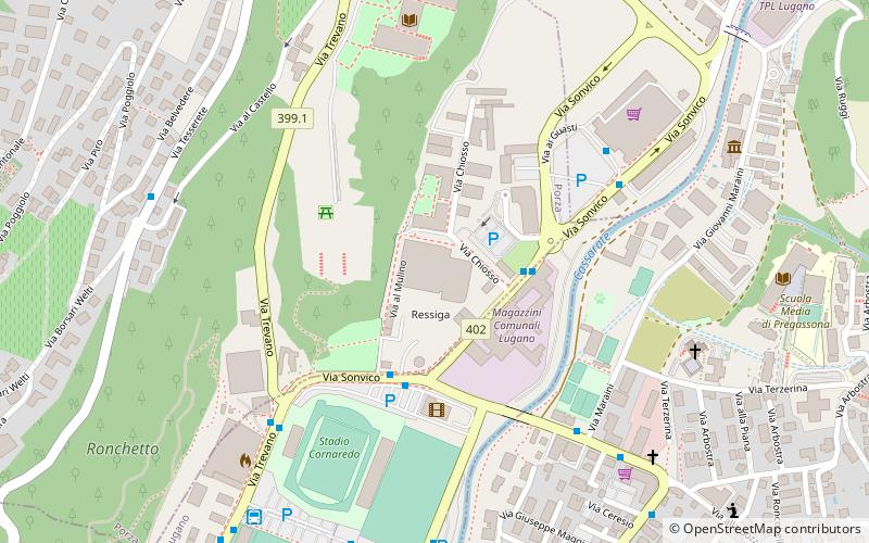 Cornèr Arena location map
