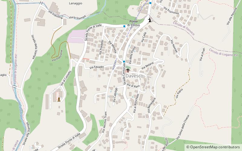 Davesco-Soragno location map