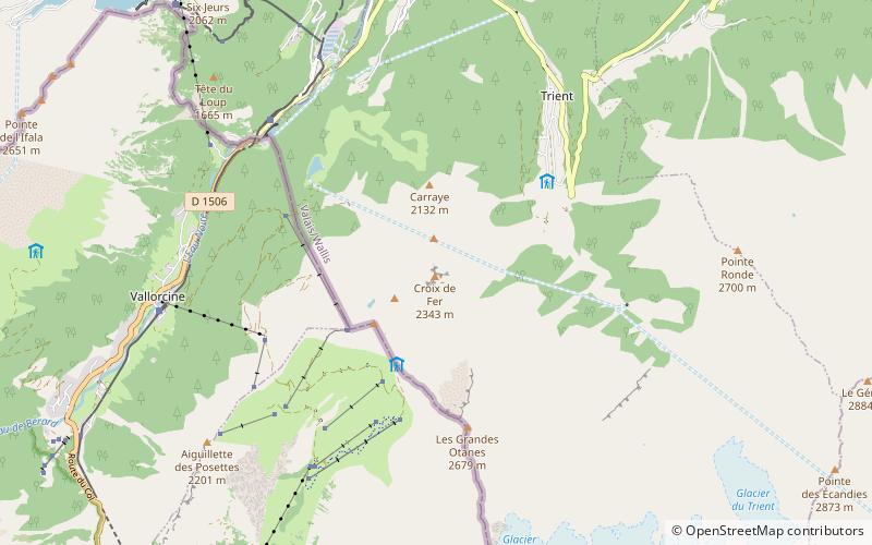 croix de fer location map