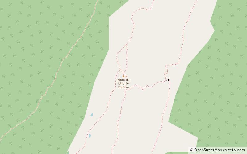 Mont de l'Arpille location map