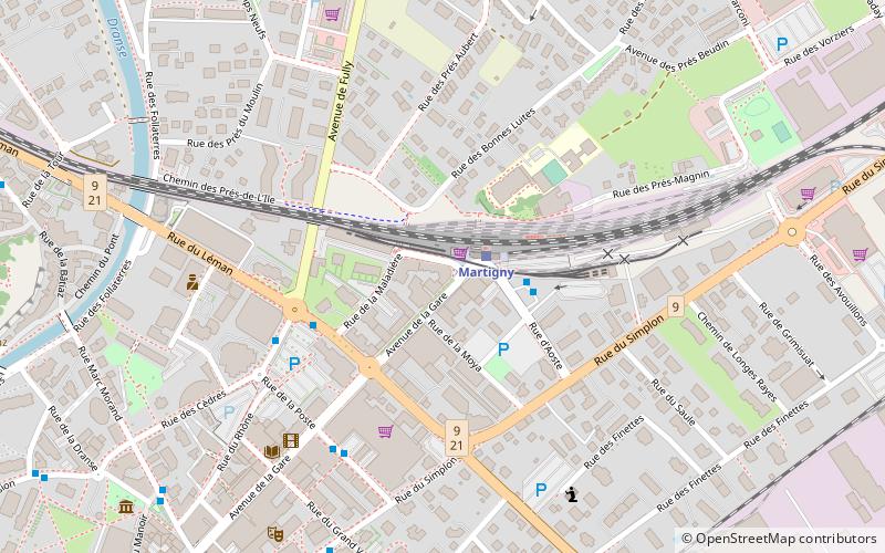 reseau des bibliotheques de suisse occidentale martigny location map