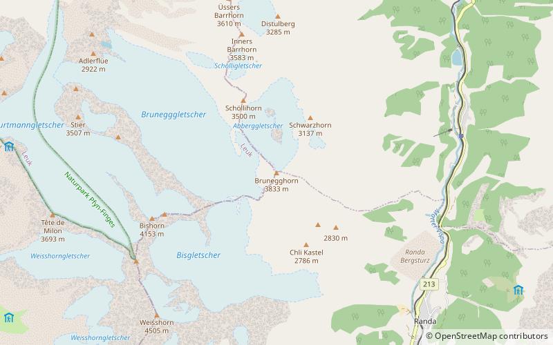 Brunegghorn location map