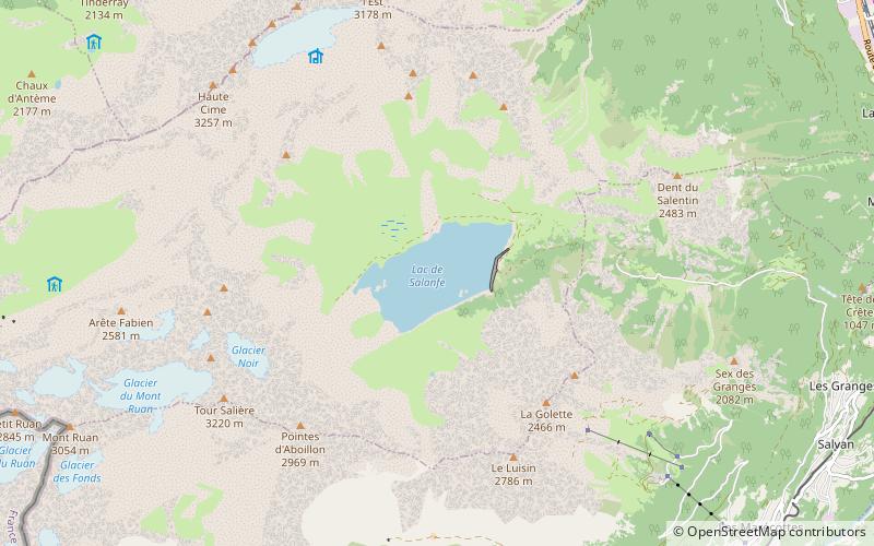 Lac de Salanfe location map