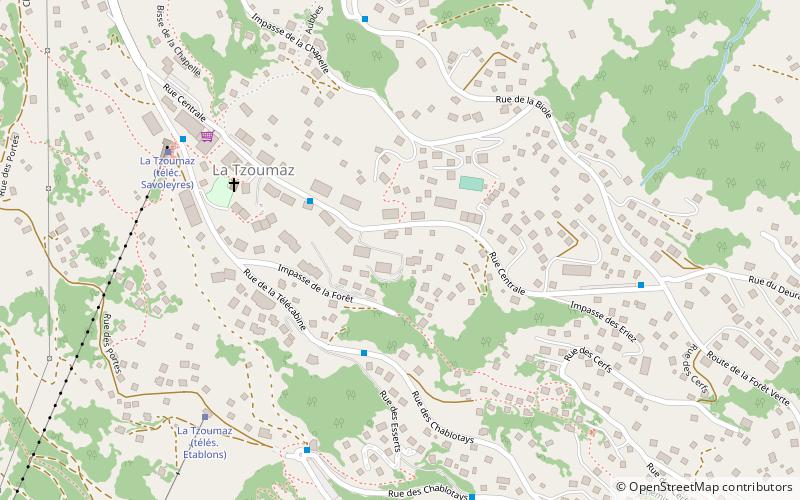 La Tzoumaz location map
