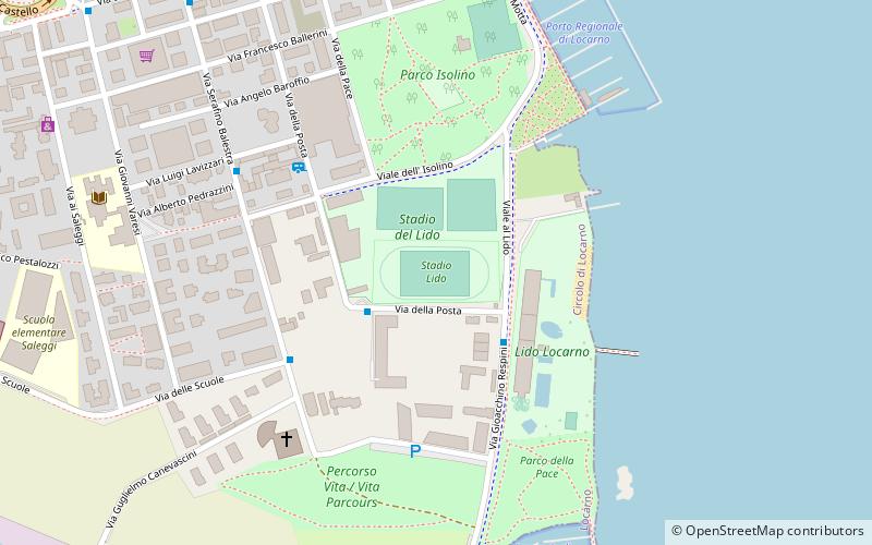 Stadio del Lido location map