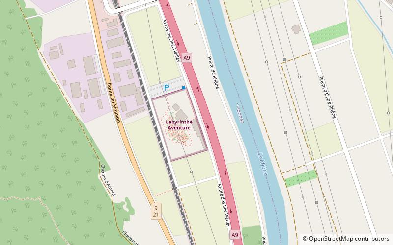 Labyrinthe Aventure location map