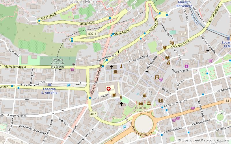 Pinacoteca Casa Rusca location map