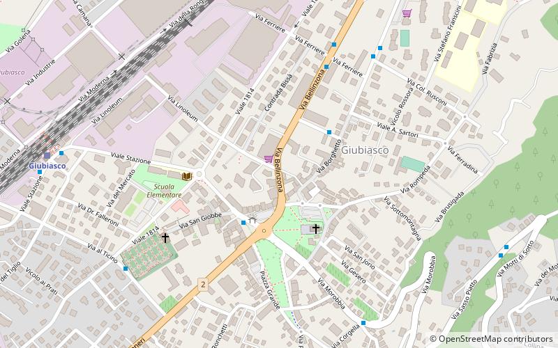 Giubiasco location map