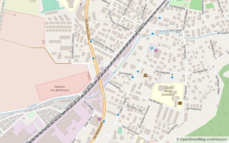 Via Fossato location map