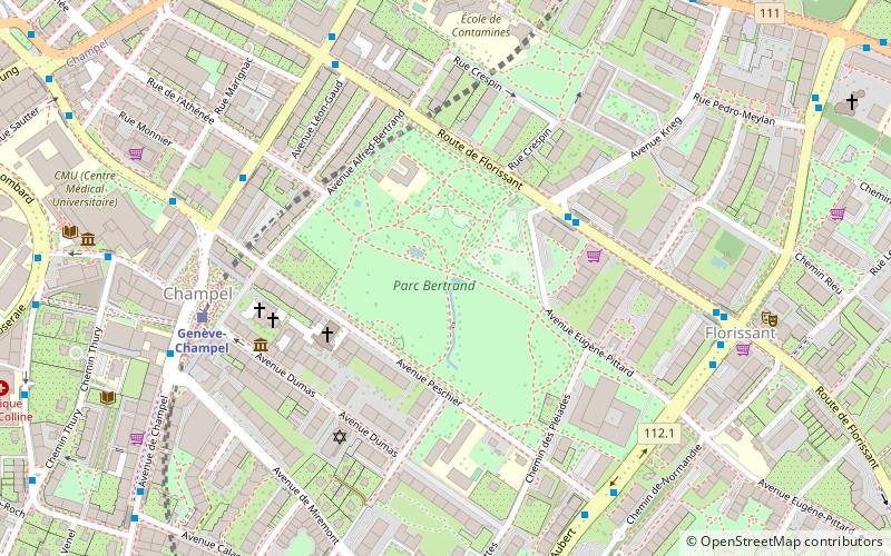 Parc Bertrand location map