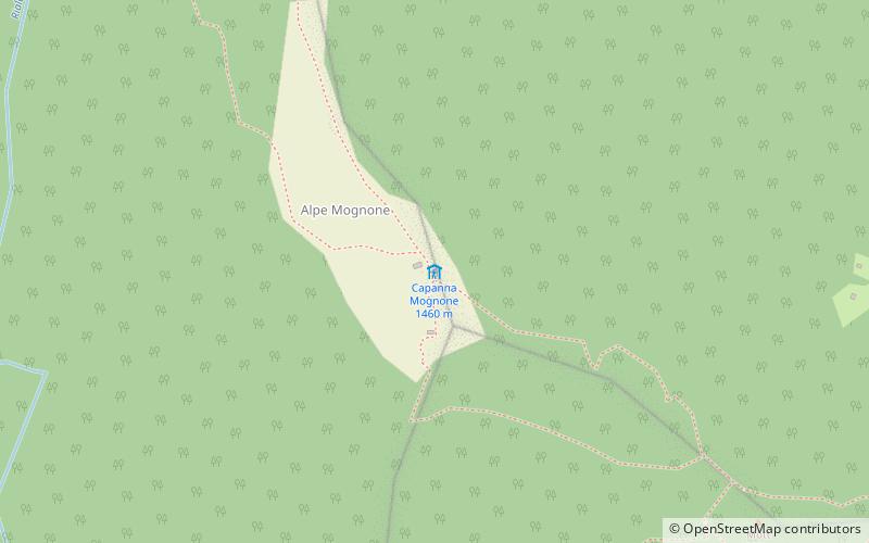 Capanna Mognone location map