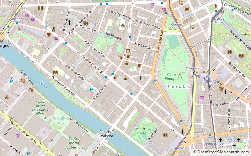 Musée d'ethnographie de Genève location map