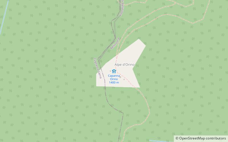 Capanna Orino location map