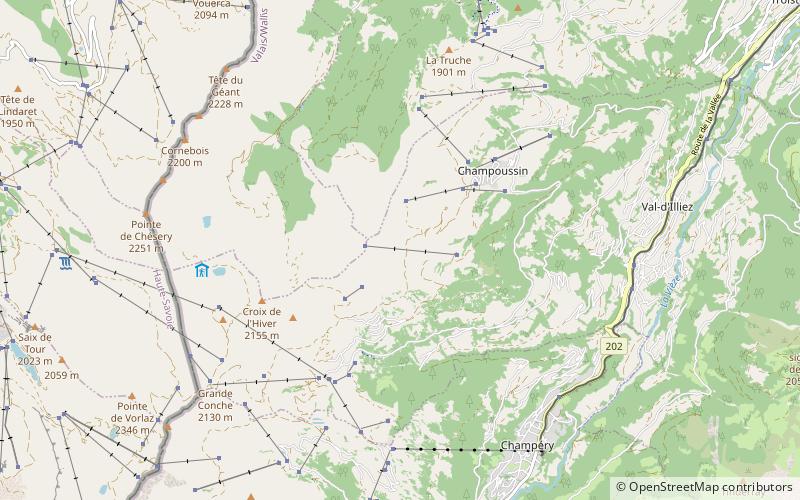 Pointe de l’Au location map