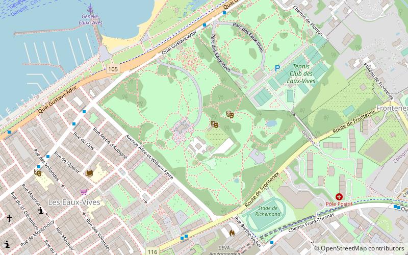 Parc de La Grange location map