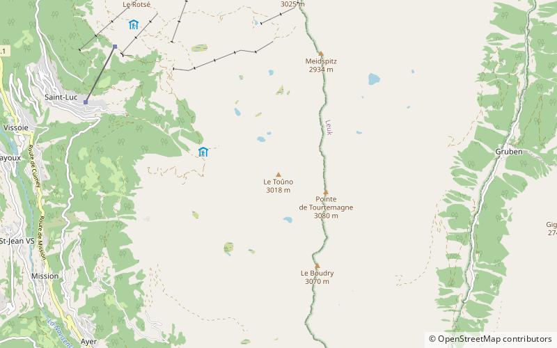 Le Toûno location map