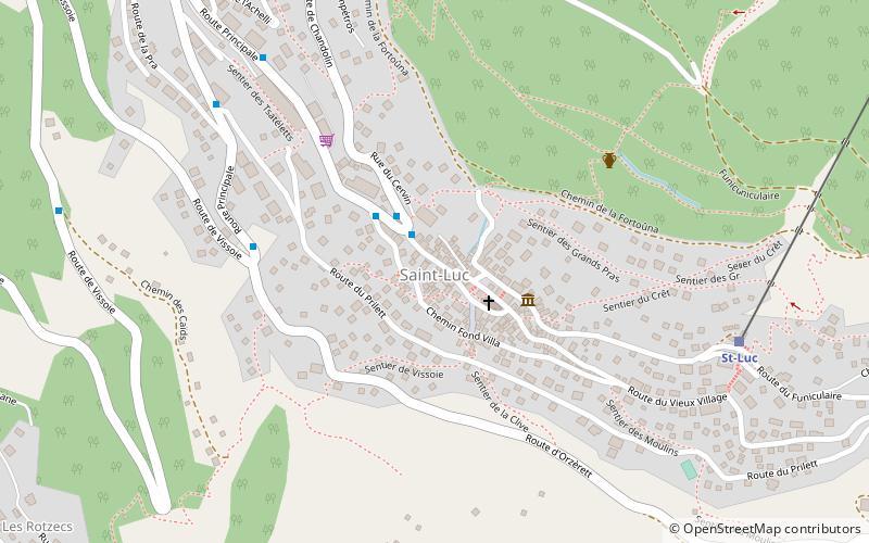 Saint-Luc VS location map