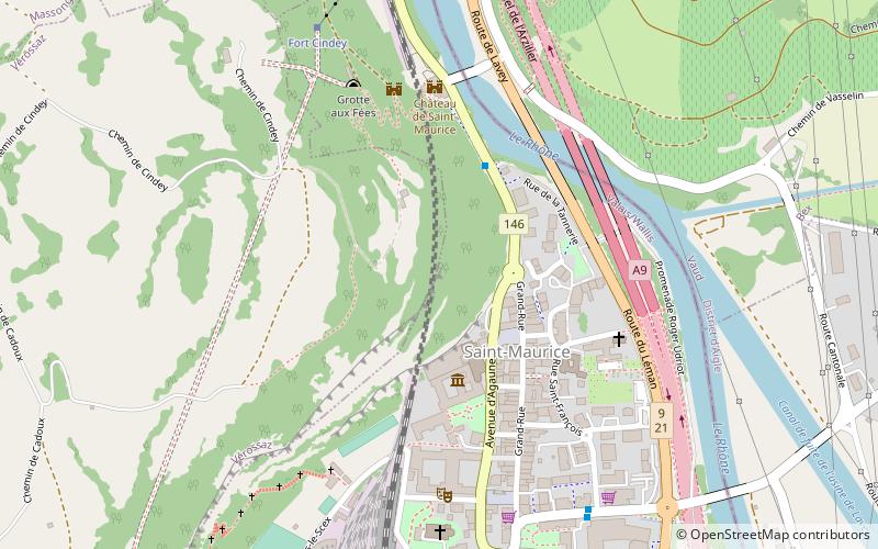 Festung Cindey location map