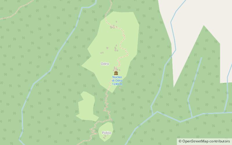 Odro location map