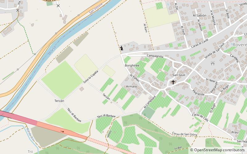 Distrito de Moesa location map