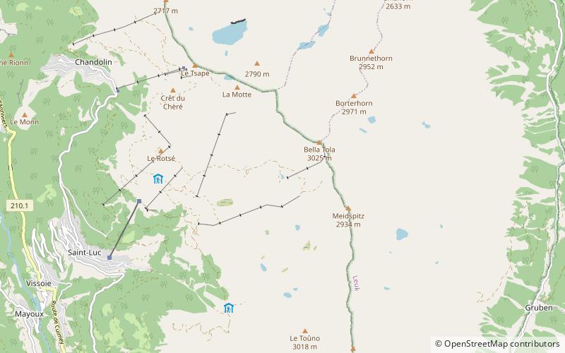 Bella Tola location map