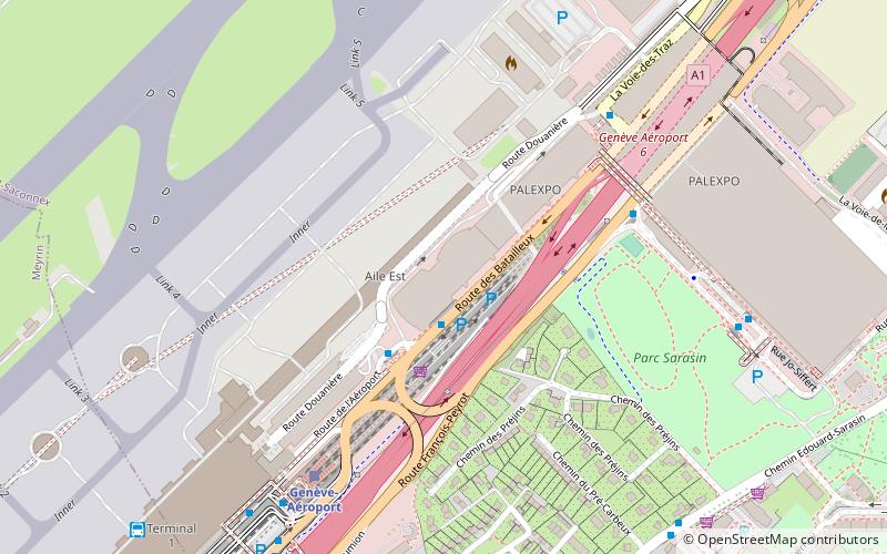 SEG Geneva Arena location map