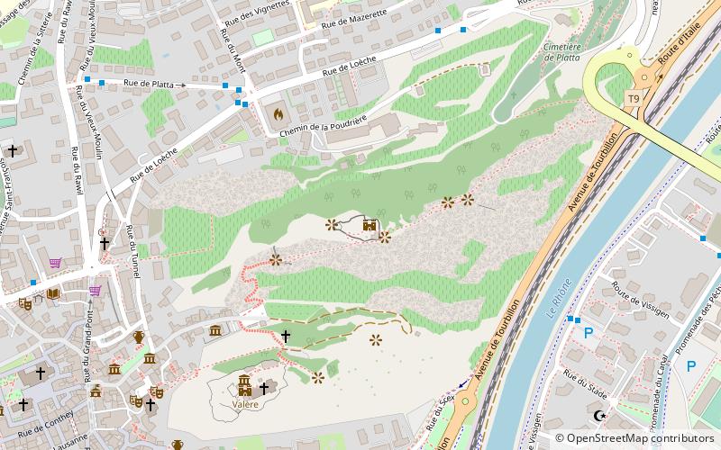 Castillo de Tourbillon location map