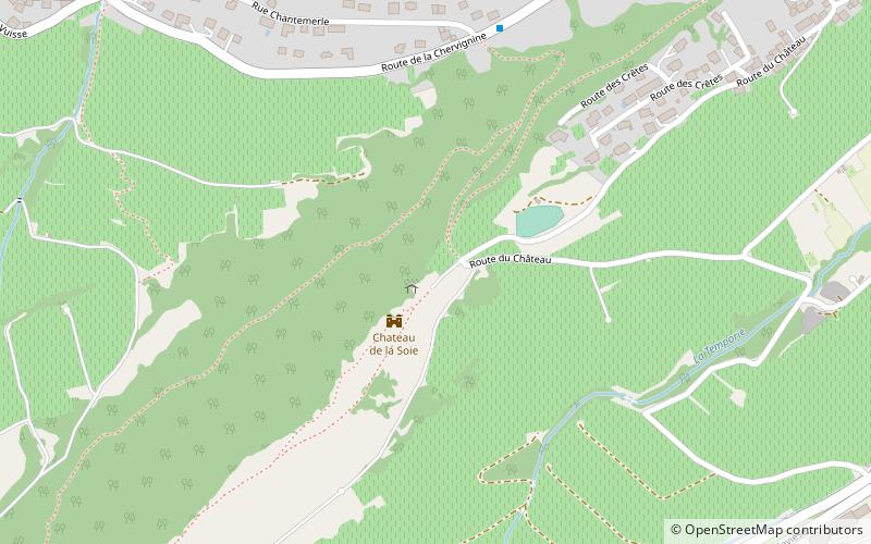 Soie Castle location map