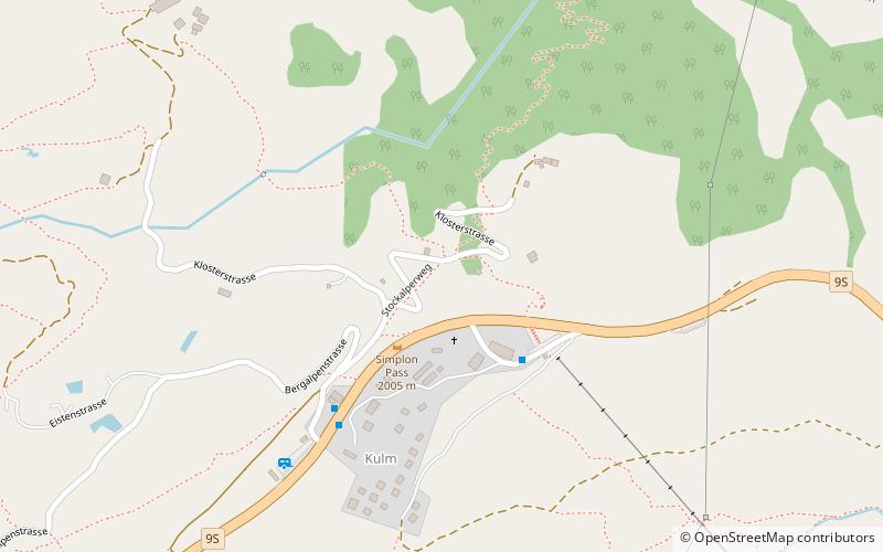 Simplon Pass location map