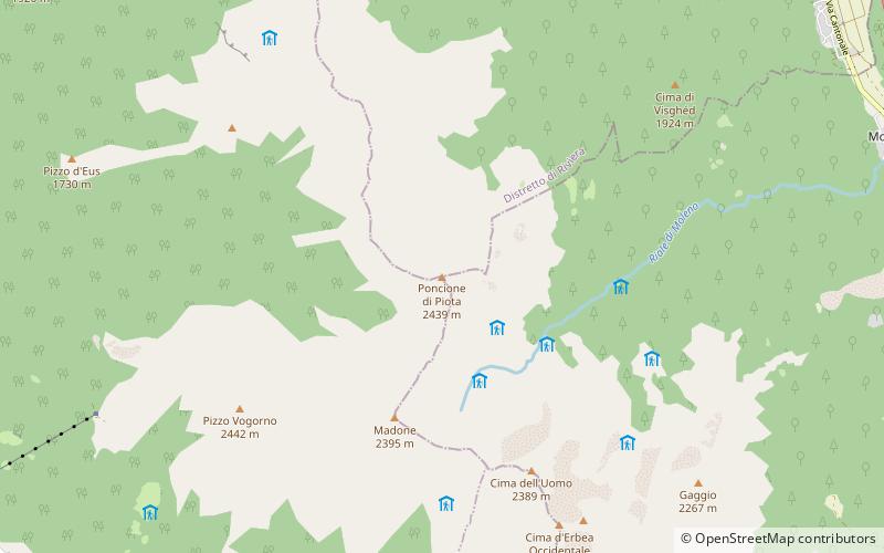 poncione di piotta location map