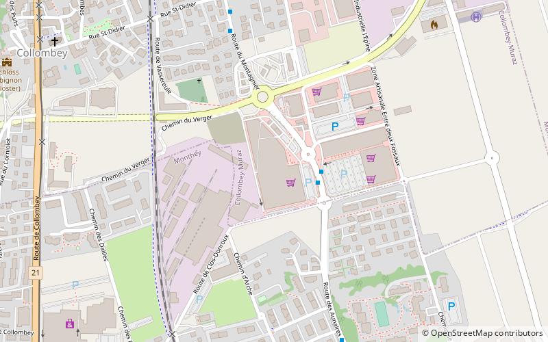 Centre Commercial Parc du Rhône location map