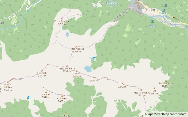 Capanna Alzasca location map