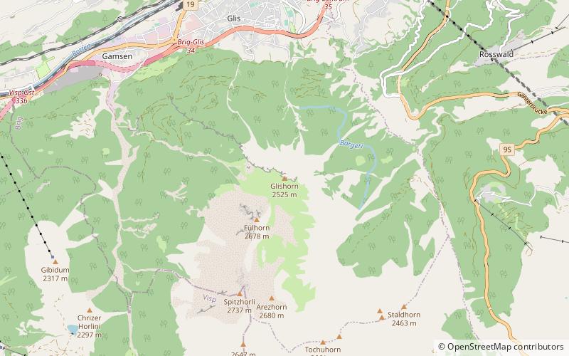 Glishorn location map