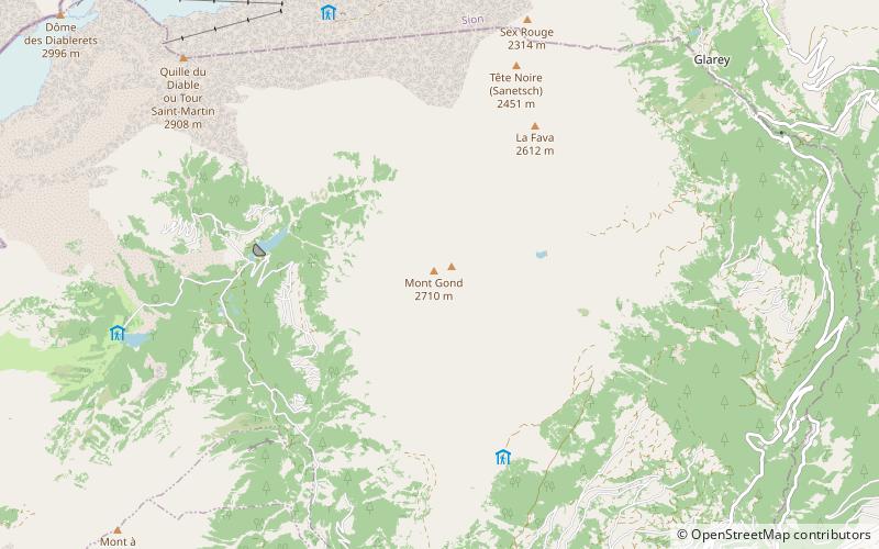 Mont Gond location map