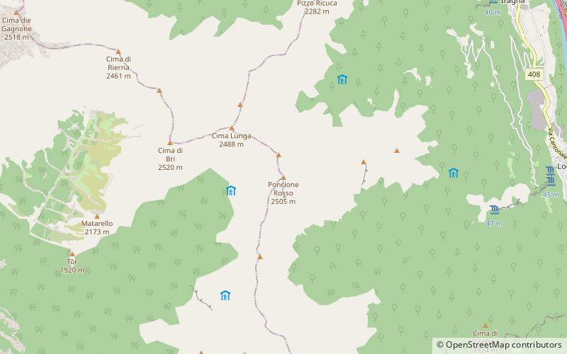 poncione rosso location map