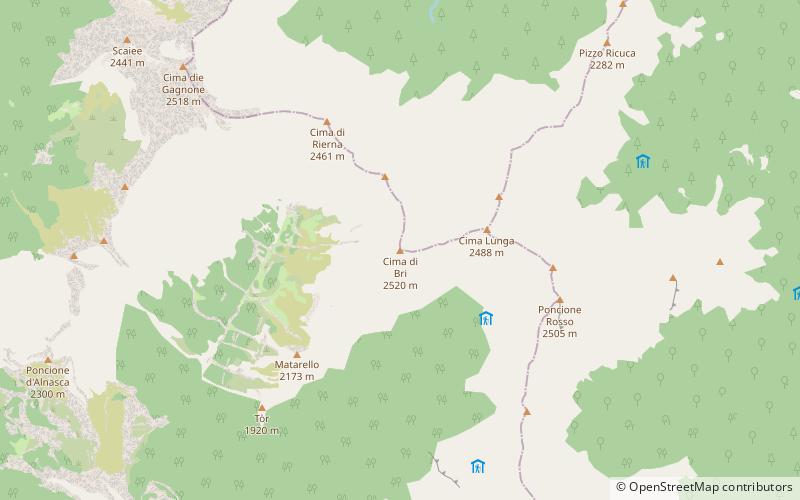cima di bri location map