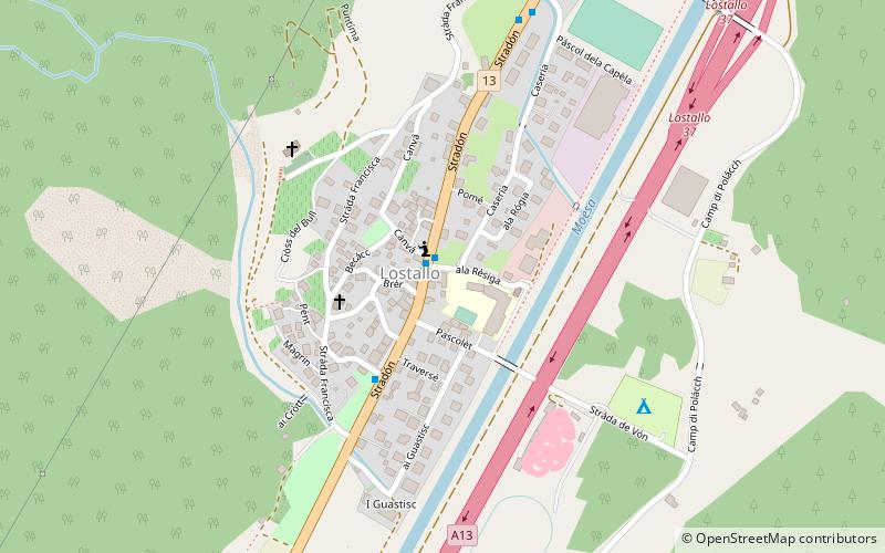 Lostallo location map
