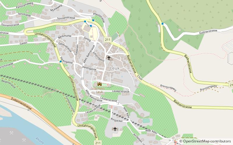 Zen-Ruffinen Castle location map