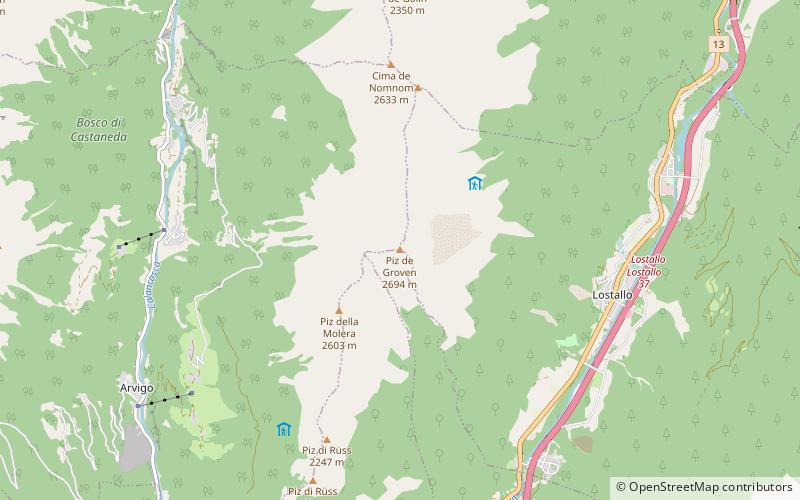 piz de groven location map
