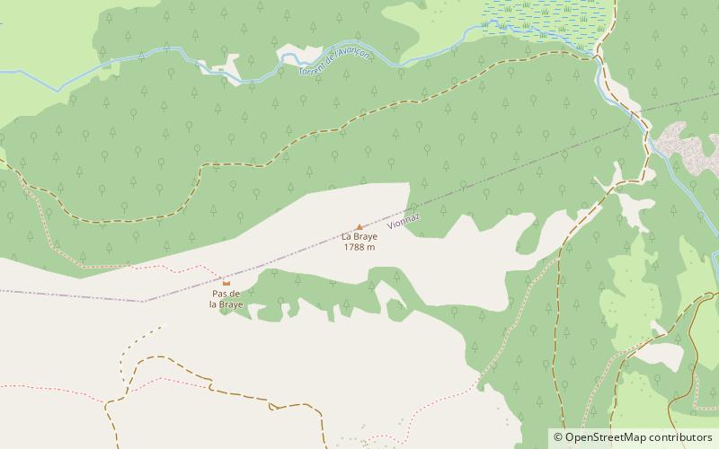 La Braye location map