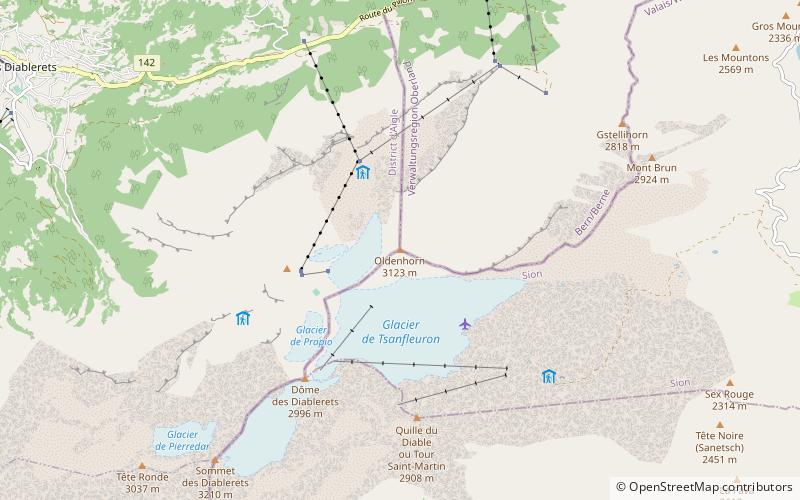 Oldenhorn location map