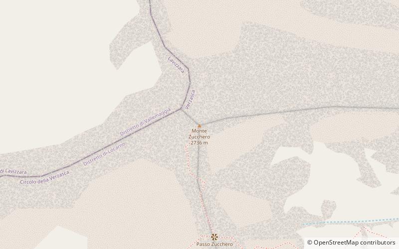 Monte Zucchero location map